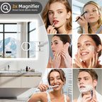Bluetooth Bathroom LED Light Vanity Mirror 3X Magnify Dimmable