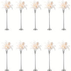 Wedding Centerpiece Vase, Floor Vase - 32.5 Inch Multi-Purpose Metal Vase for Party Events, Christmas and Halloween Decorations