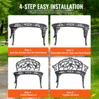 Metal Garden Bench