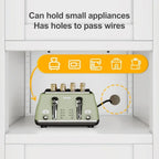 66.93" Tall Metal Storage Cabinet with 4 Adjustable Shelves,