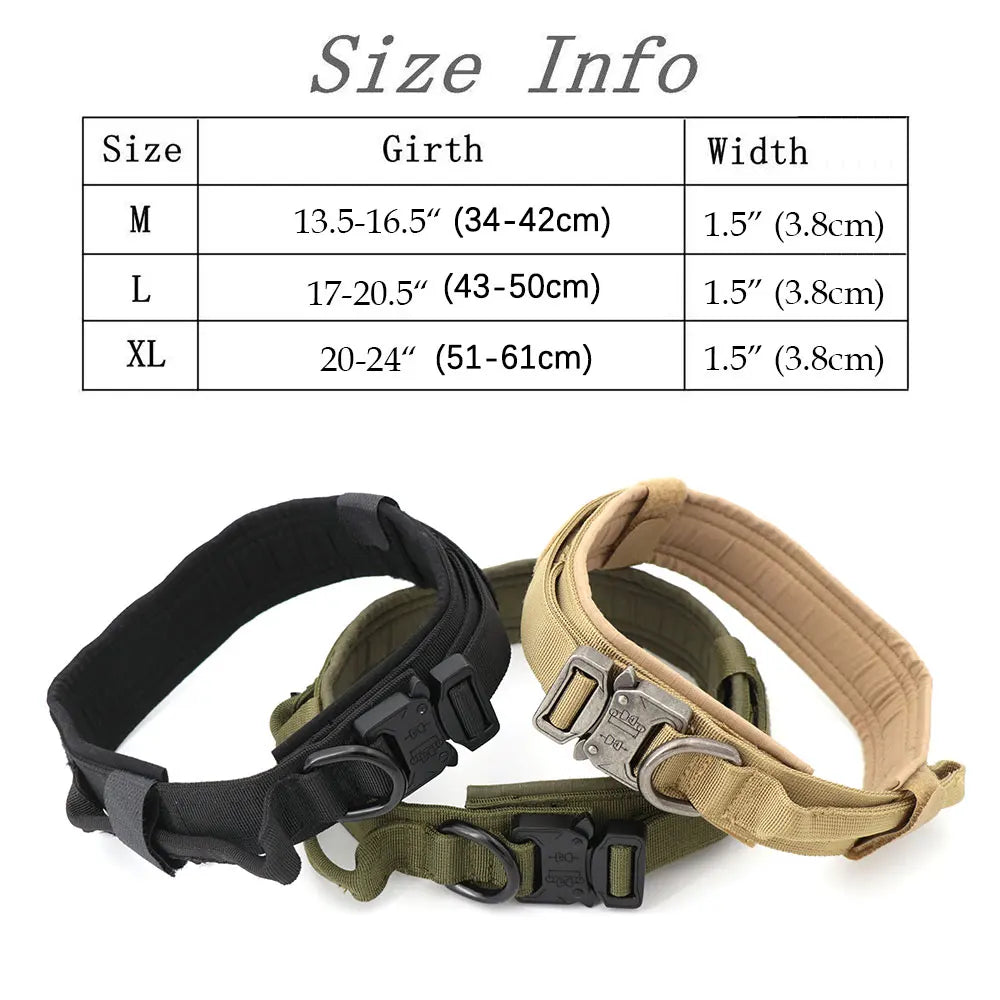 Dog Collar And Leash Set Control Handle Pet Lead Collar For Small Big Dogs