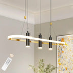 Aluminum Kitchen Island Pendant Lights with 4 LED Lamps
