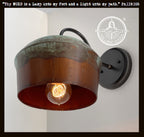 Handcrafted Copper Pendant Light | 8.5" | Farmhouse Kitchen Pendant
