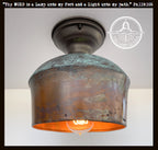 Handcrafted Copper Pendant Light | 8.5" | Farmhouse Kitchen Pendant