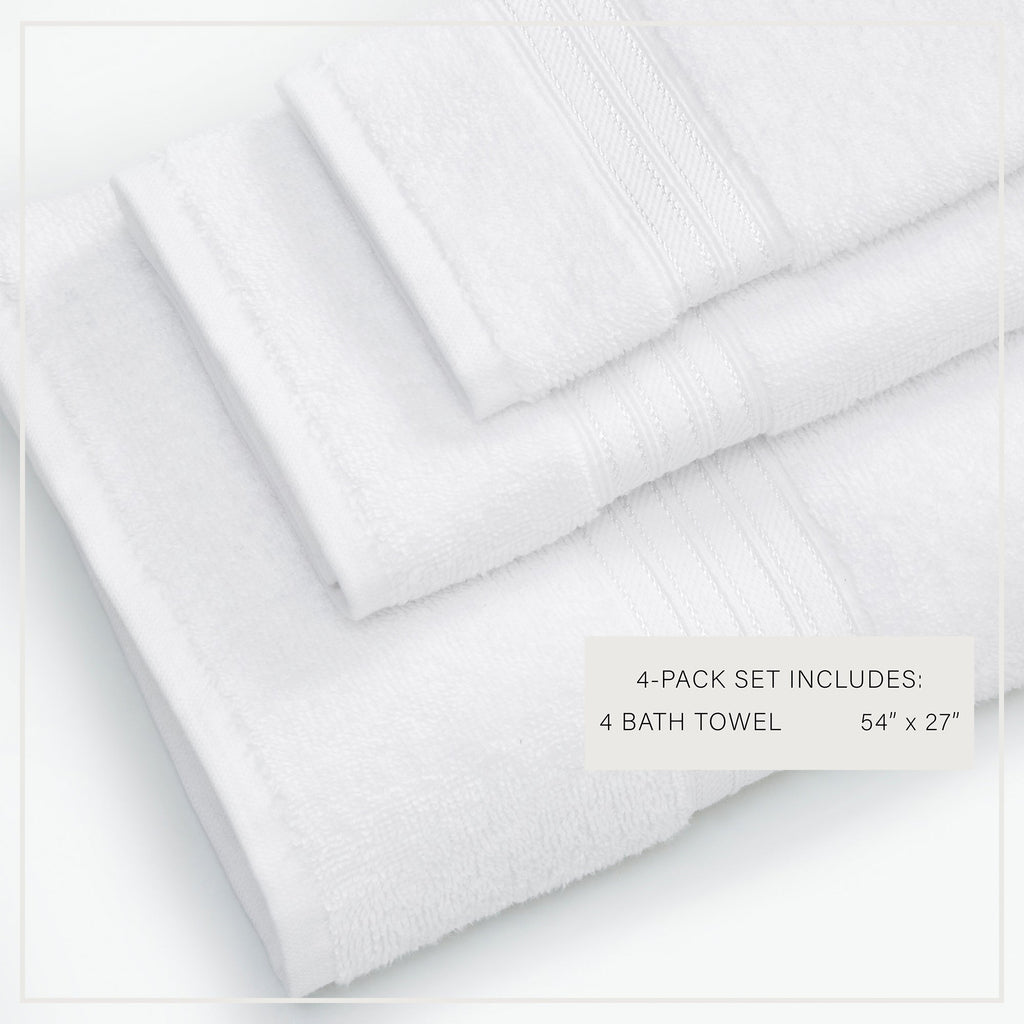 Cotton Terry Bath Towel Set