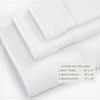 Cotton Terry Bath Towel Set