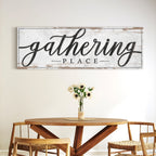 Gathering Place Kitchen Sign Decor