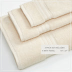 Cotton Terry Bath Towel Set