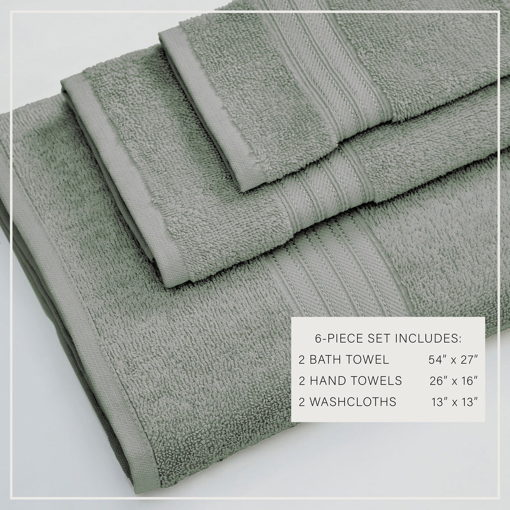 Cotton Terry Bath Towel Set