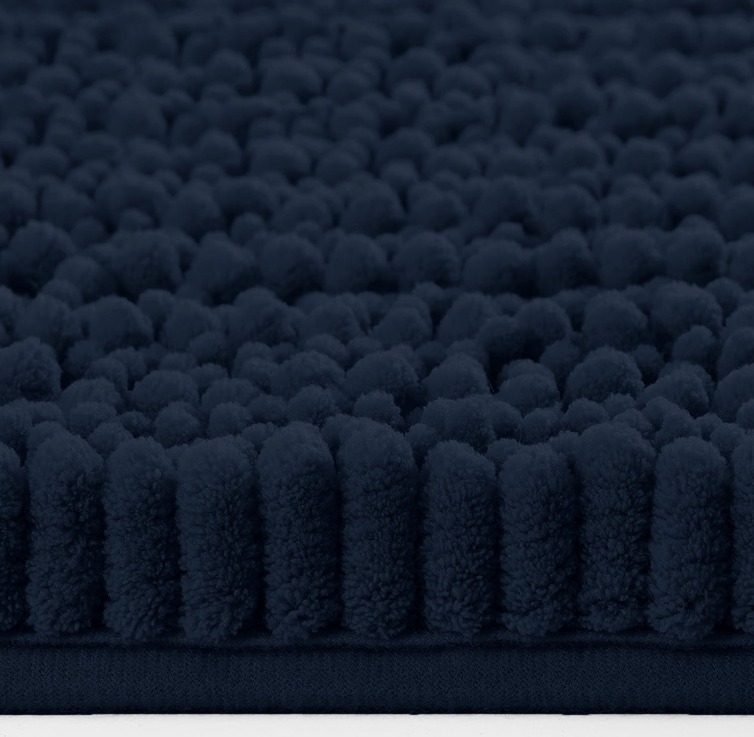 30"x20" - Navy Blue Soft Cozy Plush Chenille Bath Mat Bathroom Rug
