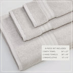 Cotton Terry Bath Towel Set