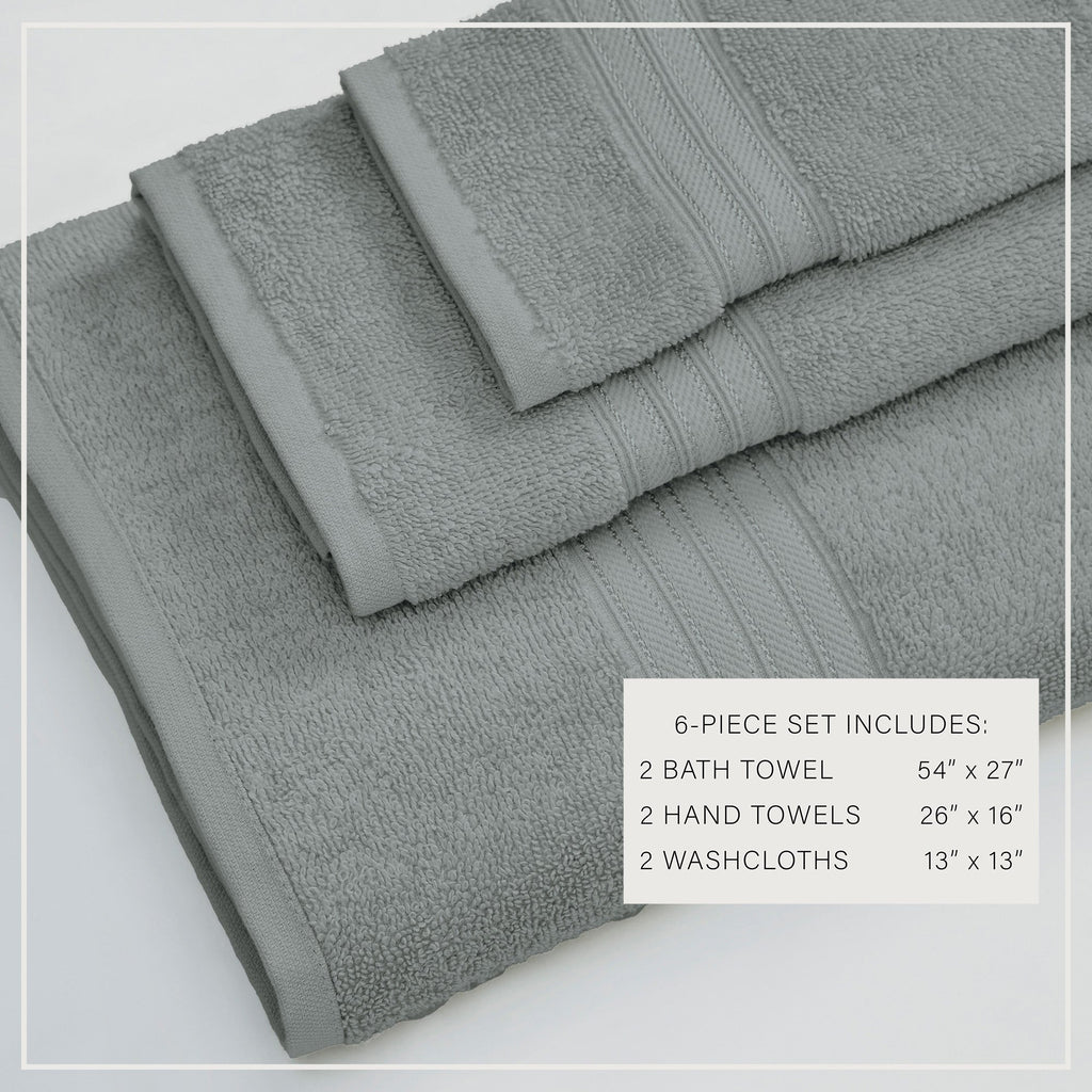 Cotton Terry Bath Towel Set