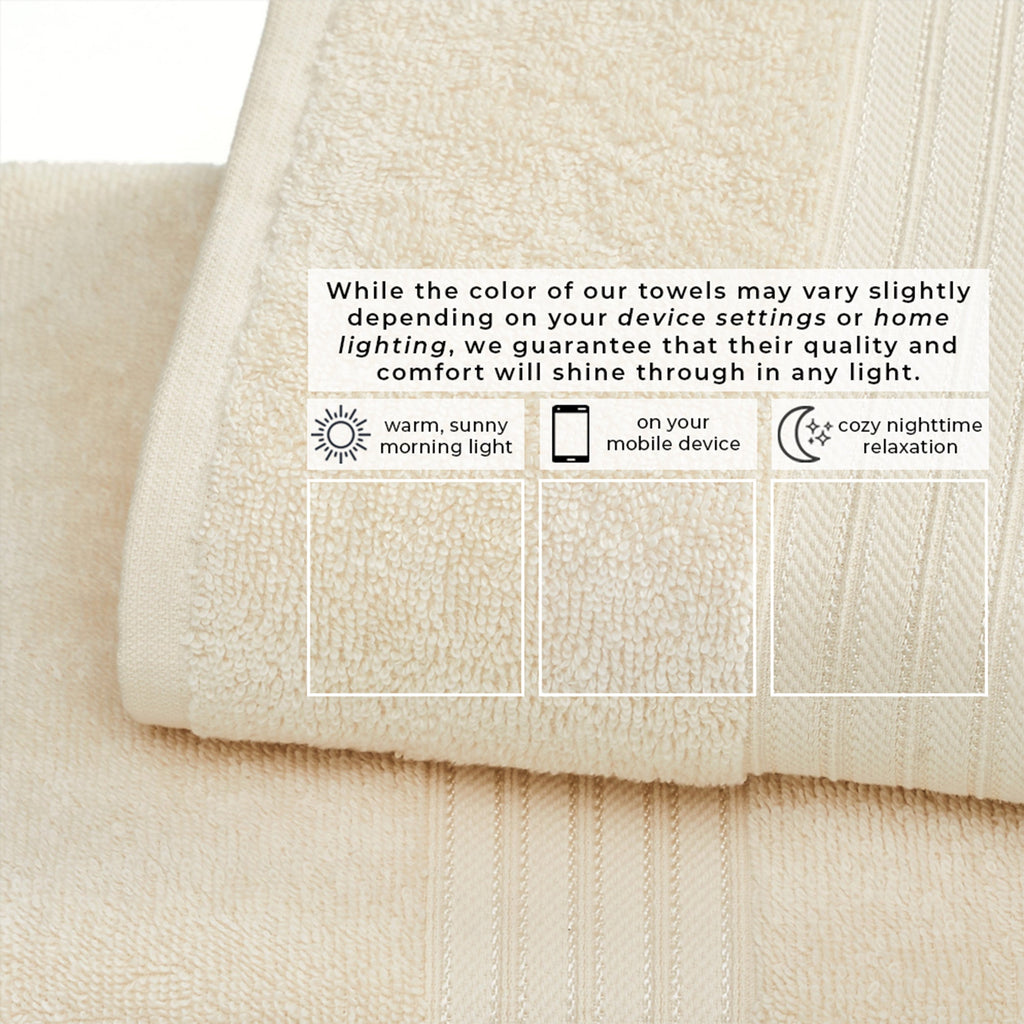 Cotton Terry Bath Towel Set