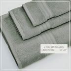 Cotton Terry Bath Towel Set
