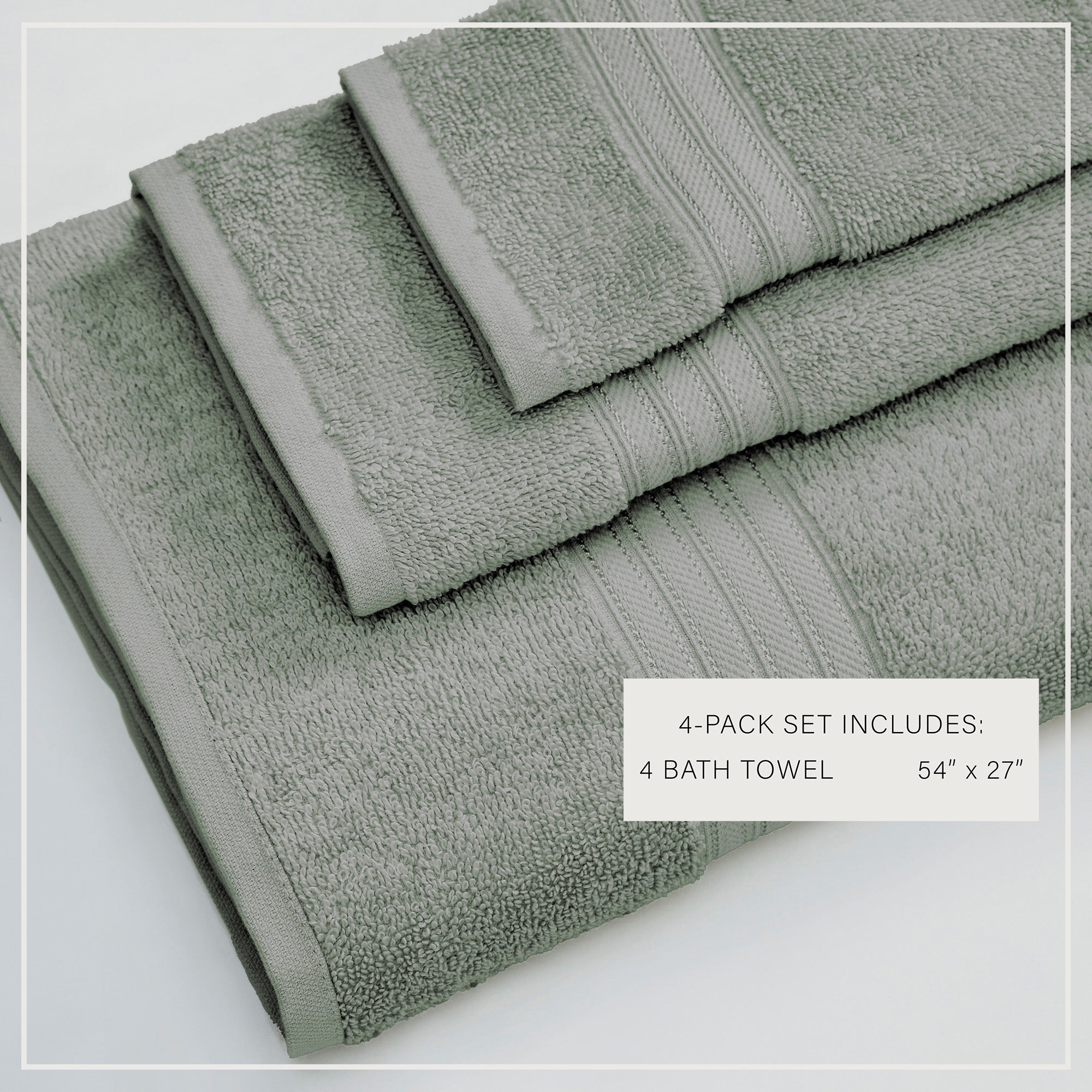 Cotton Terry Bath Towel Set