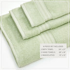 Cotton Terry Bath Towel Set