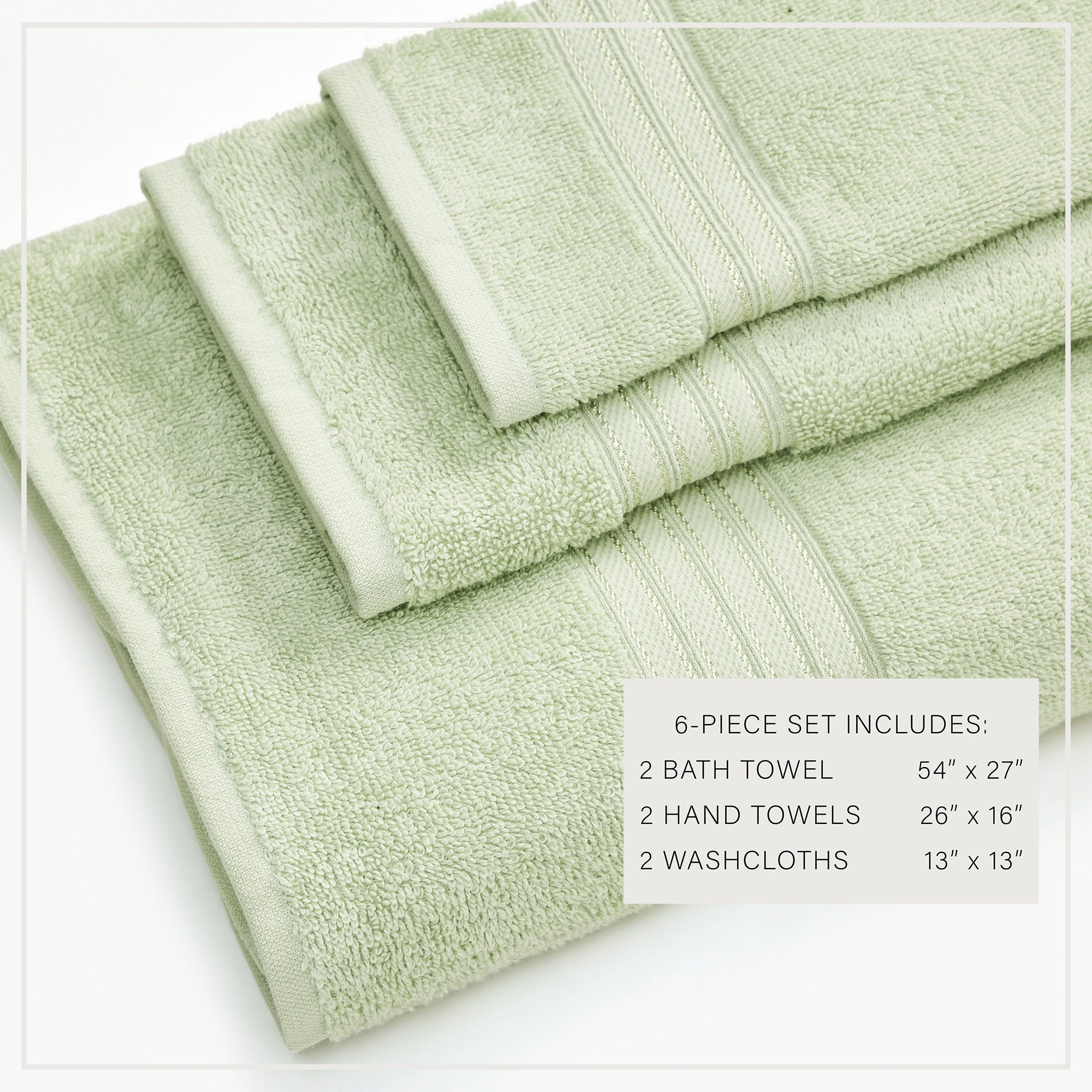 Cotton Terry Bath Towel Set
